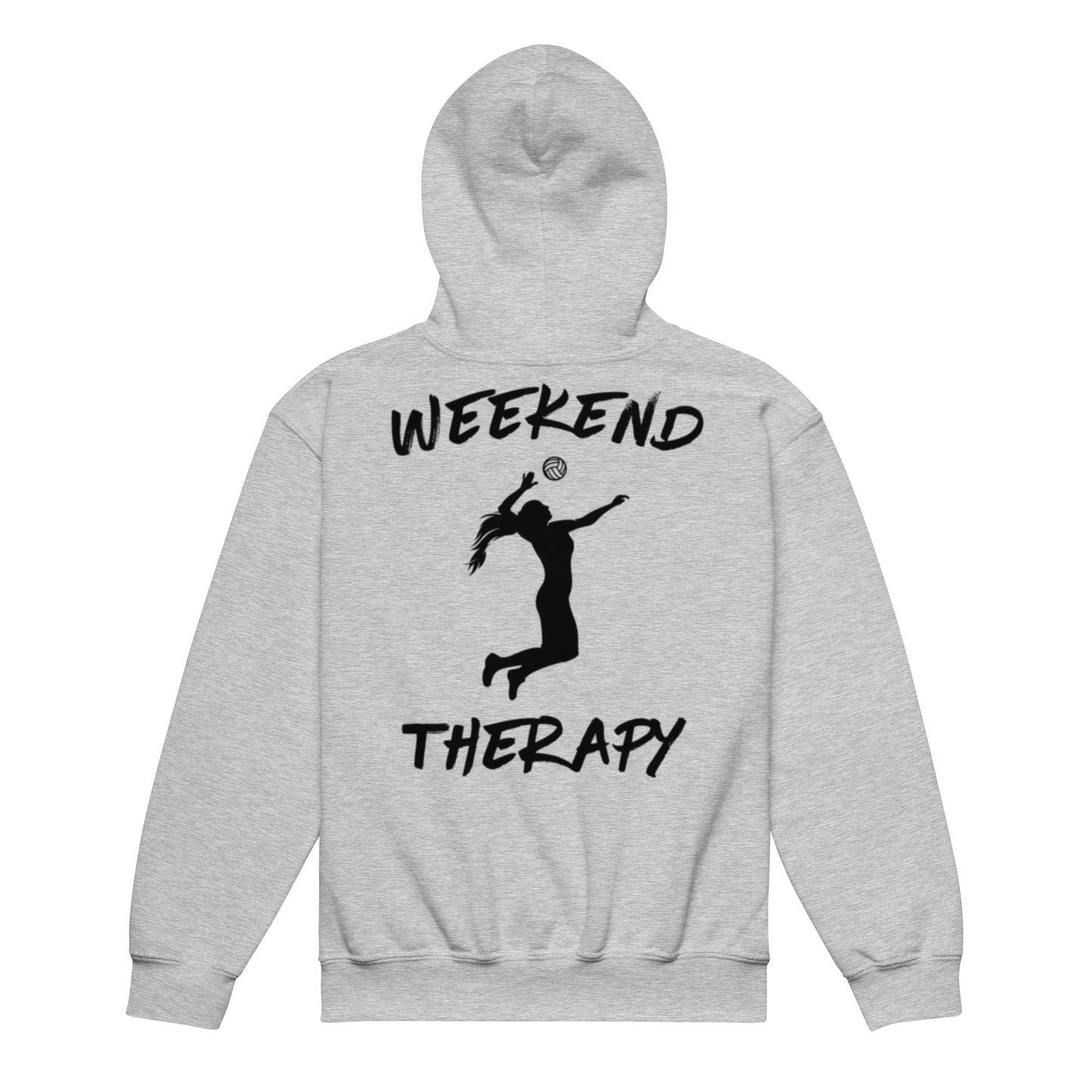 Weekend Therapy Volleyball Hoodie – Serve Edition by Weekend Therapy™ – Weekend Therapy Clothing