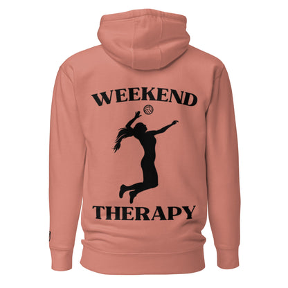Weekend Therapy Volleyball Hoodie – Serve Edition by Weekend Therapy™ – Weekend Therapy Clothing