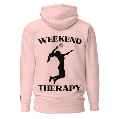 Weekend Therapy Volleyball Hoodie – Serve Edition by Weekend Therapy™ – Weekend Therapy Clothing