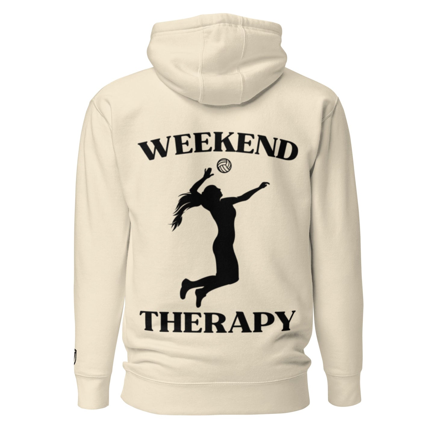 Weekend Therapy Volleyball Hoodie – Serve Edition by Weekend Therapy™ – Weekend Therapy Clothing