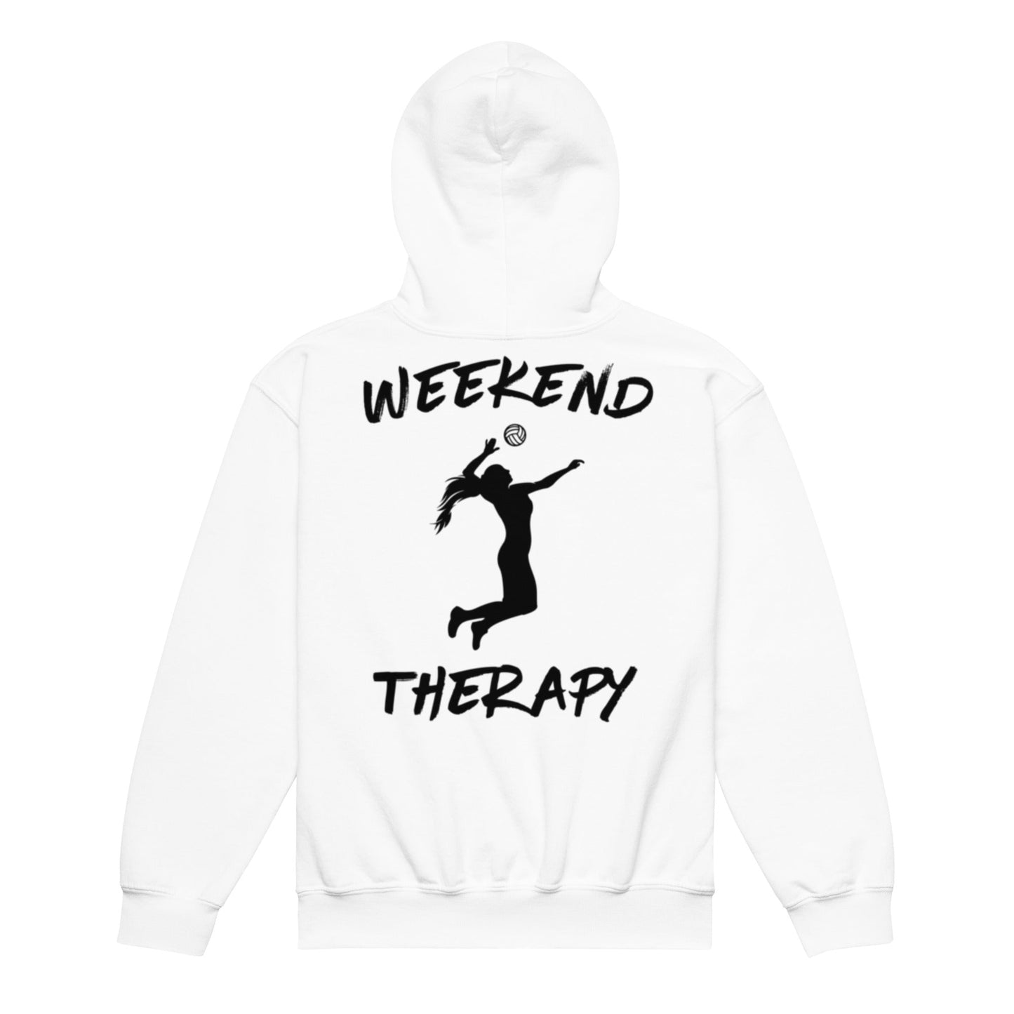 Weekend Therapy Volleyball Hoodie – Serve Edition by Weekend Therapy™ – Weekend Therapy Clothing