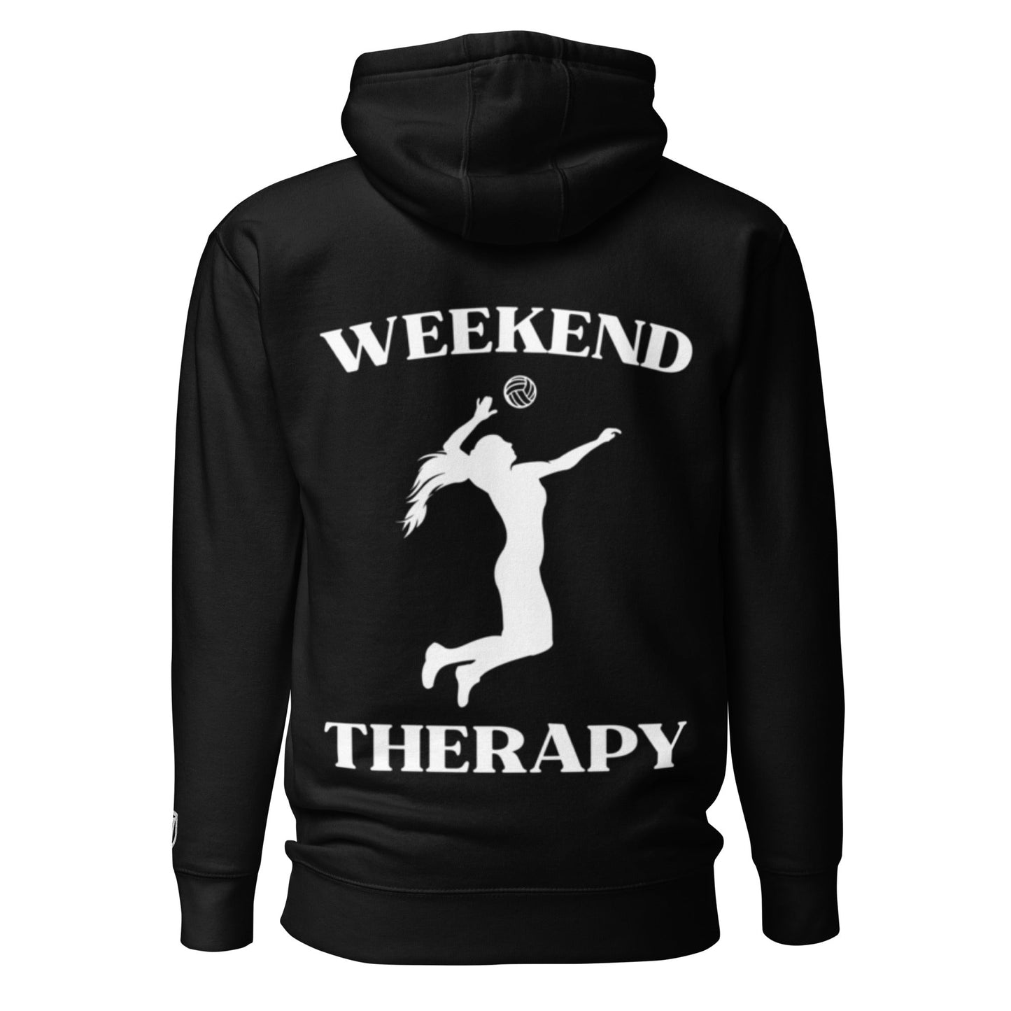 Weekend Therapy Volleyball Hoodie – Serve Edition by Weekend Therapy™ – Weekend Therapy Clothing