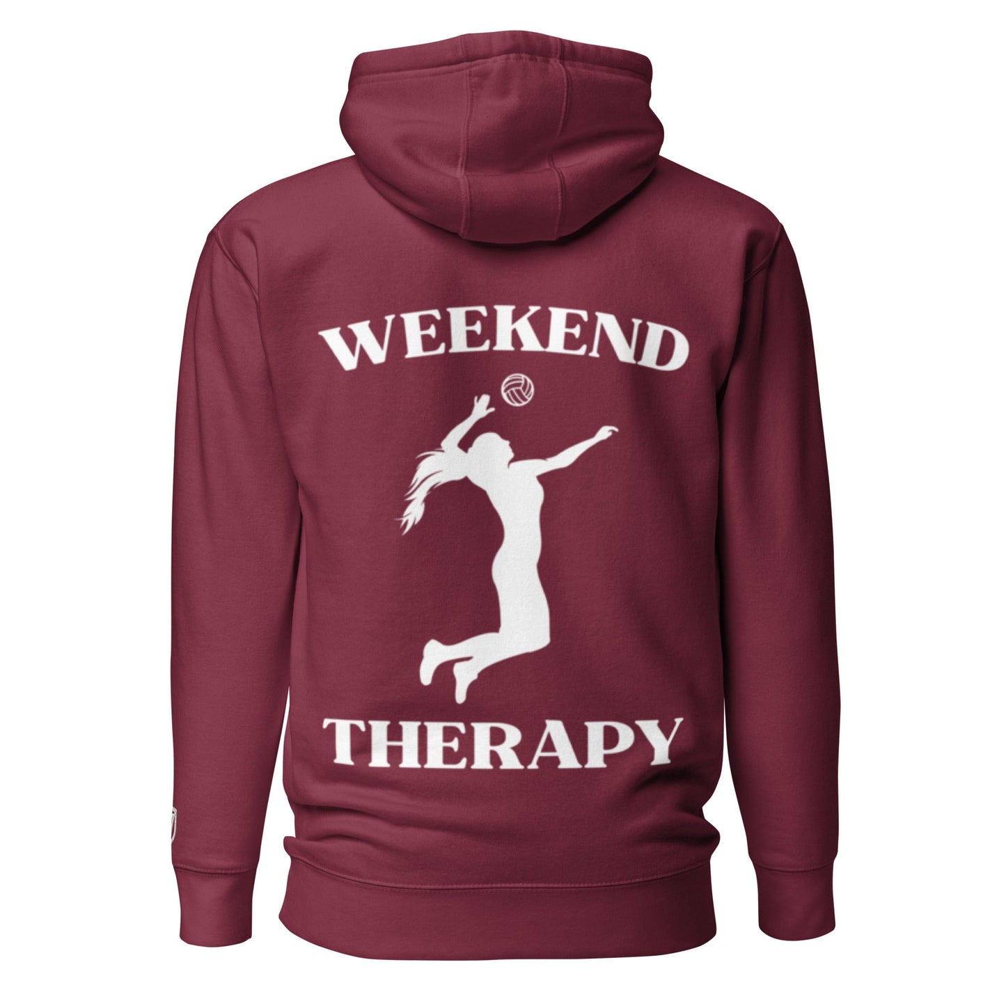 Weekend Therapy Volleyball Hoodie – Serve Edition by Weekend Therapy™ – Weekend Therapy Clothing