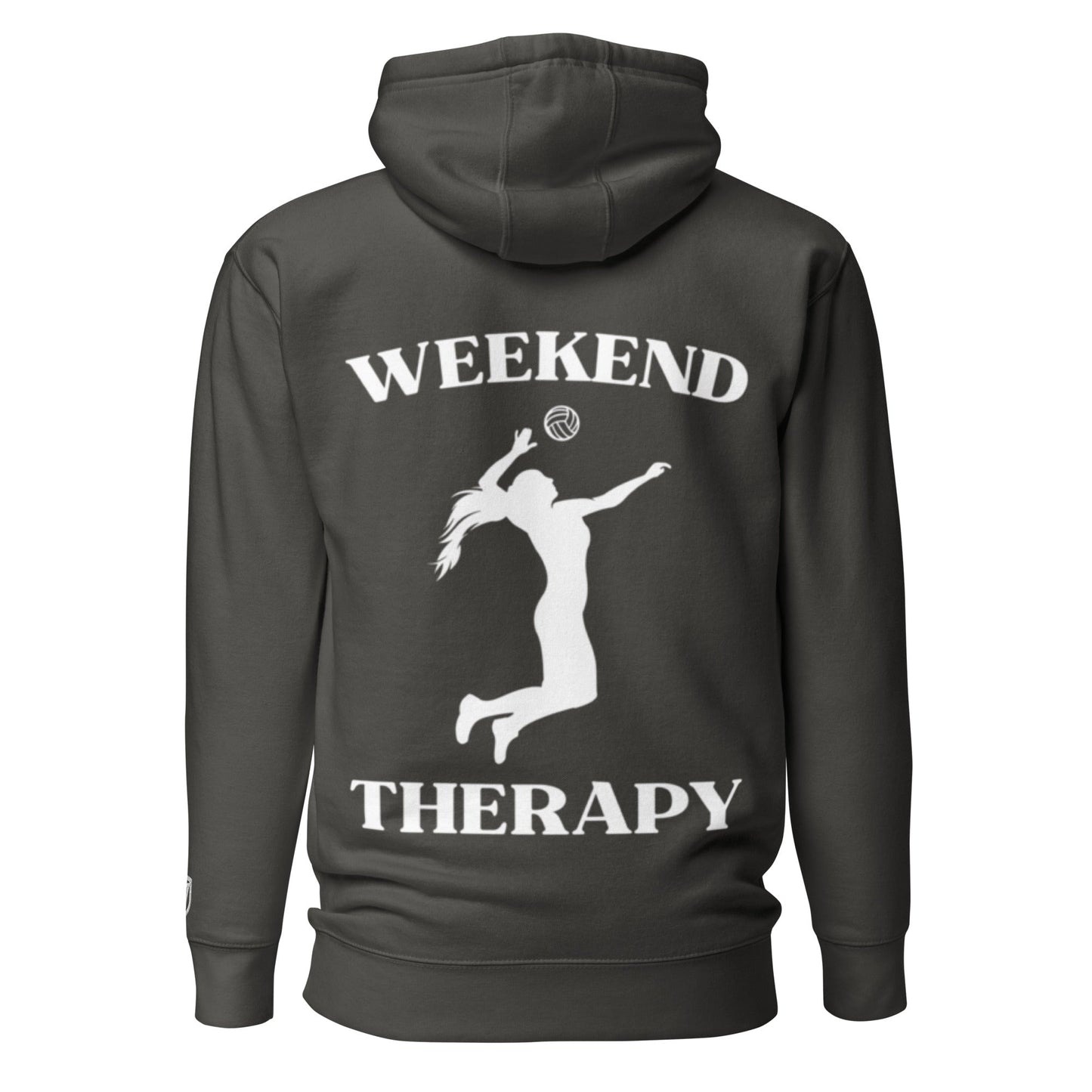 Weekend Therapy Volleyball Hoodie – Serve Edition by Weekend Therapy™ – Weekend Therapy Clothing