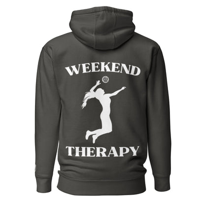 Weekend Therapy Volleyball Hoodie – Serve Edition by Weekend Therapy™ – Weekend Therapy Clothing