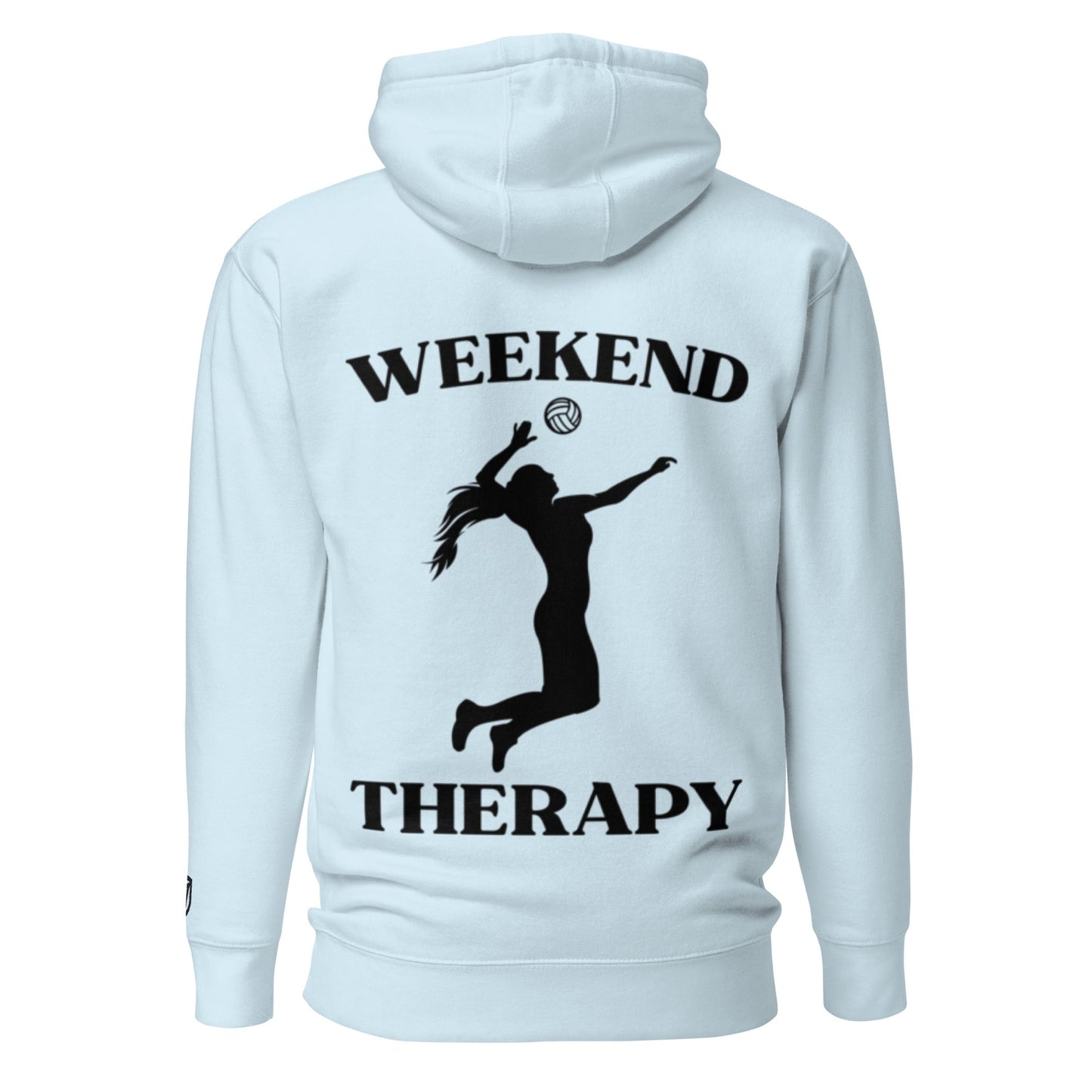 Weekend Therapy Volleyball Hoodie – Serve Edition by Weekend Therapy™ – Weekend Therapy Clothing