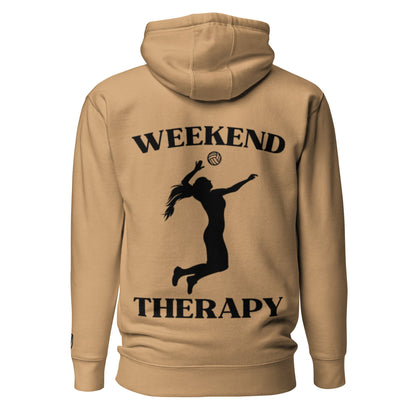 Weekend Therapy Volleyball Hoodie – Serve Edition by Weekend Therapy™ – Weekend Therapy Clothing