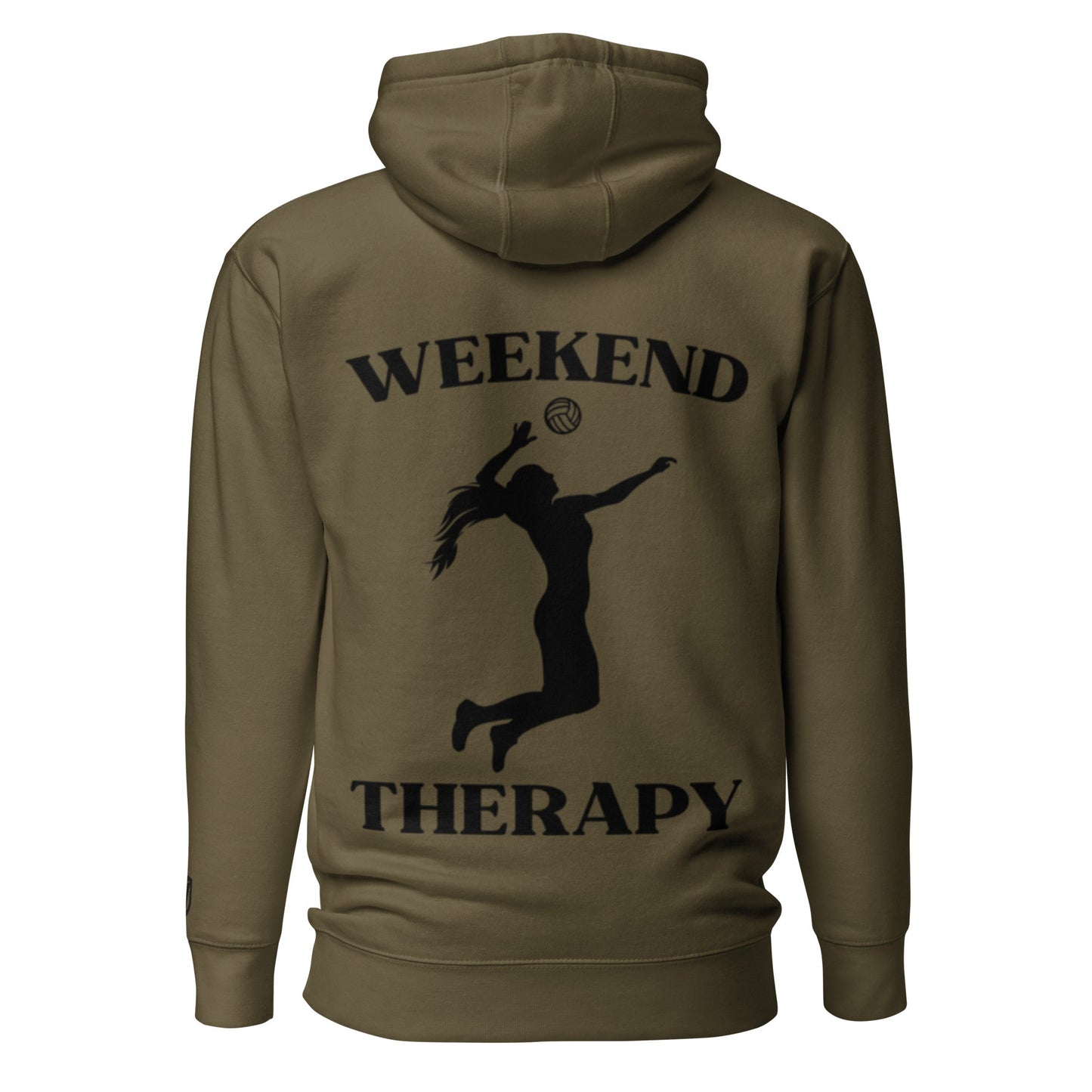 Weekend Therapy Volleyball Hoodie – Serve Edition by Weekend Therapy™ – Weekend Therapy Clothing