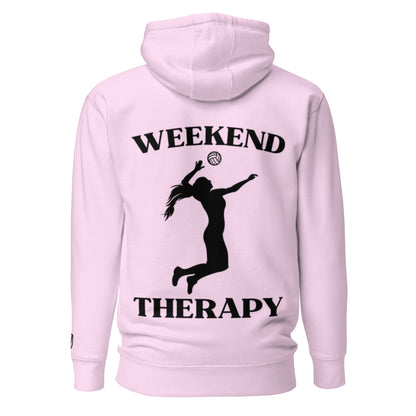 Weekend Therapy Volleyball Hoodie – Serve Edition by Weekend Therapy™ – Weekend Therapy Clothing