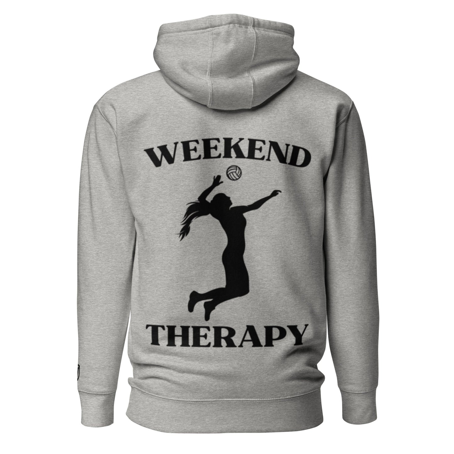 Weekend Therapy Volleyball Hoodie – Serve Edition by Weekend Therapy™ – Weekend Therapy Clothing
