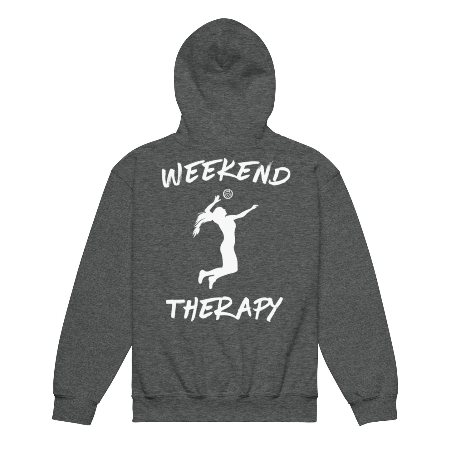 Weekend Therapy Volleyball Hoodie – Serve Edition by Weekend Therapy™ – Weekend Therapy Clothing