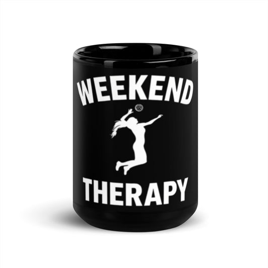 Weekend Therapy Volleyball Mug – Serve Edition by Weekend Therapy™ – Weekend Therapy Clothing