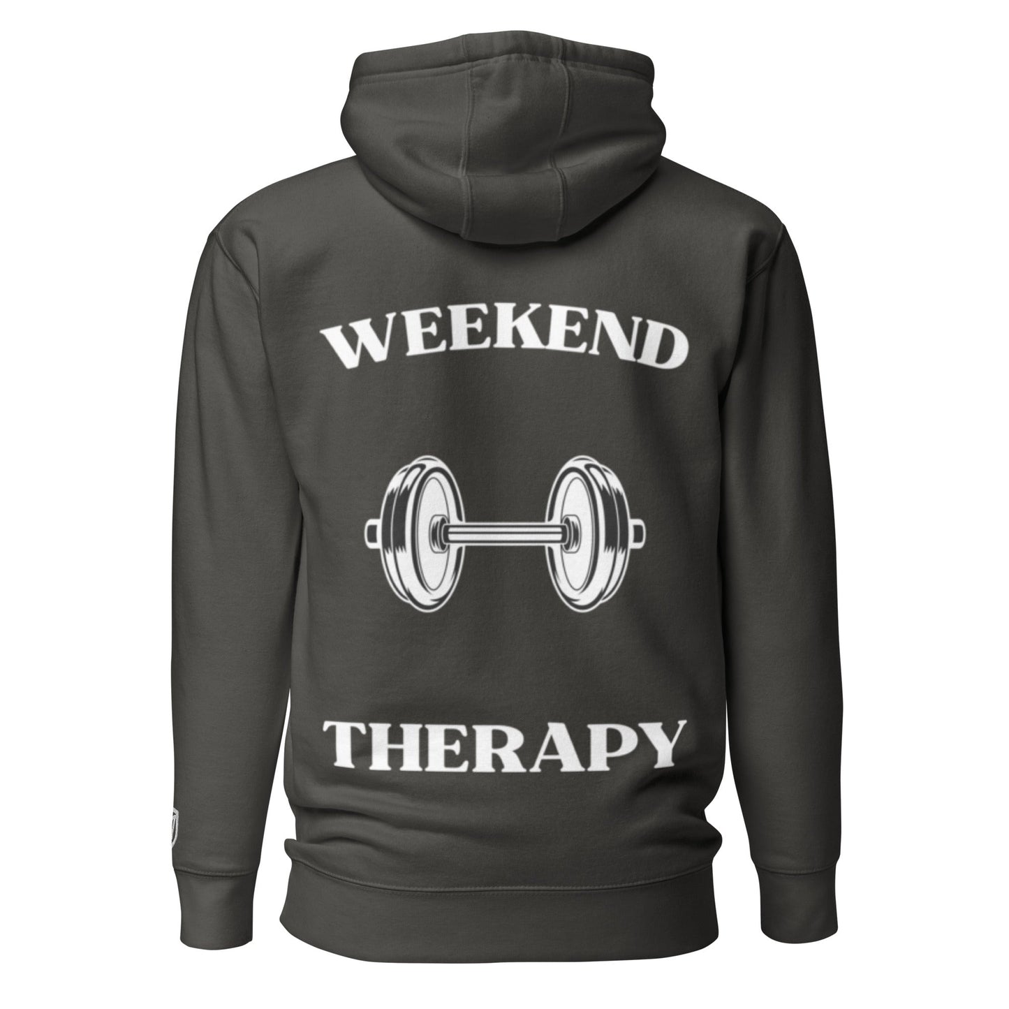 Weekend Therapy Weightlifting Hoodie – Dumbbell Edition by Weekend Therapy™ – Weekend Therapy Clothing