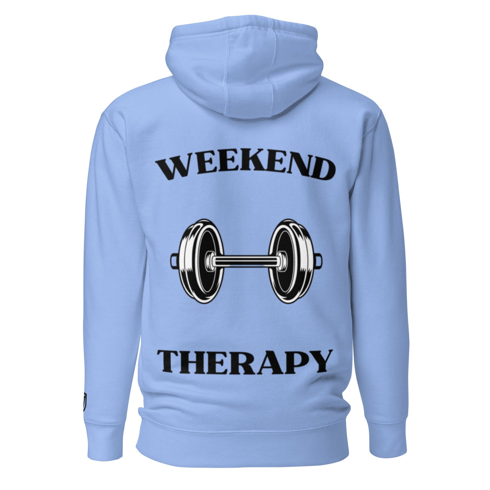 Weekend Therapy Weightlifting Hoodie – Dumbbell Edition by Weekend Therapy™ – Weekend Therapy Clothing