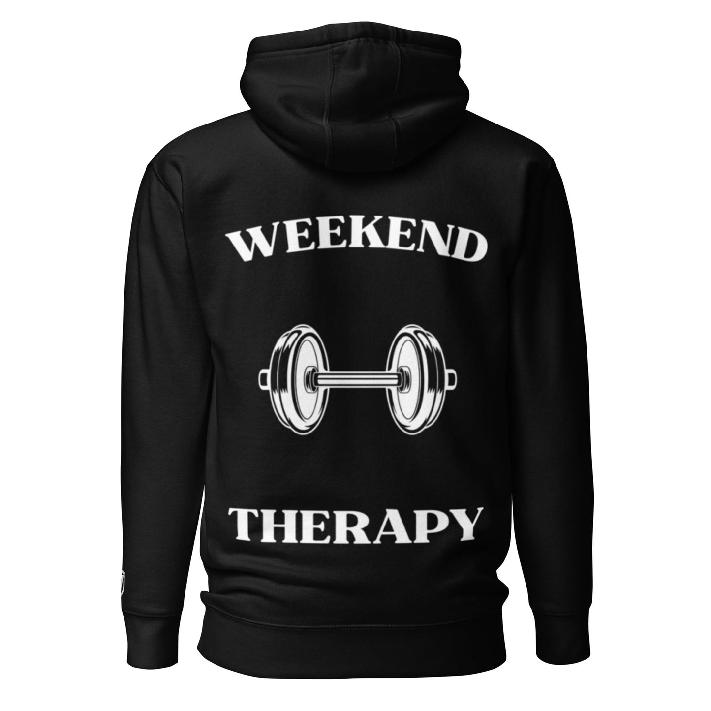 Weekend Therapy Weightlifting Hoodie – Dumbbell Edition by Weekend Therapy™ – Weekend Therapy Clothing