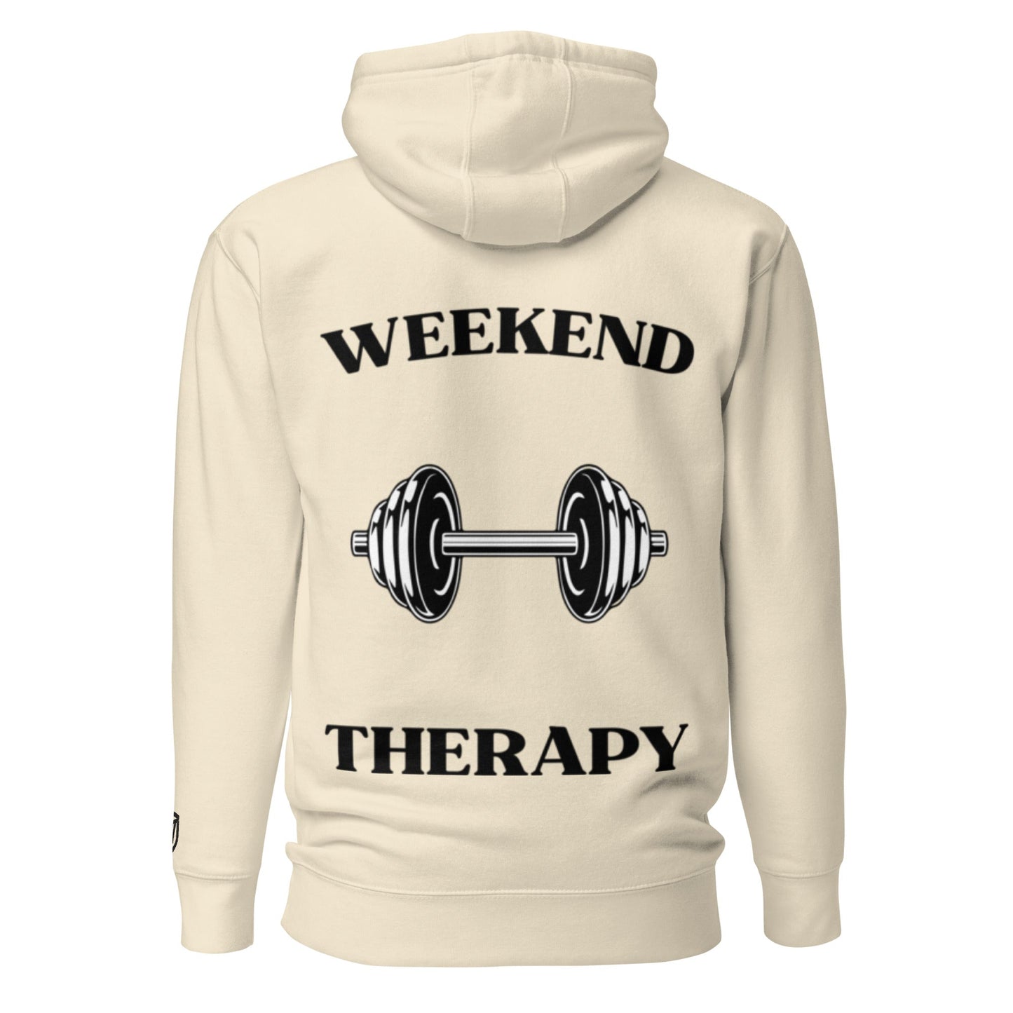 Weekend Therapy Weightlifting Hoodie – Heavy Dumbbell Edition by Weekend Therapy™ – Weekend Therapy Clothing