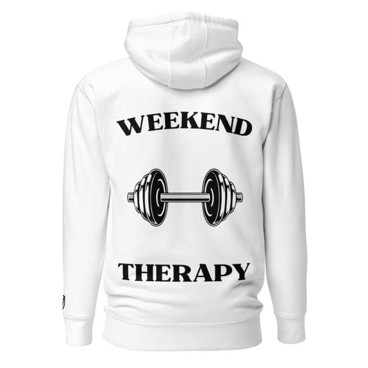 Weekend Therapy Weightlifting Hoodie – Heavy Dumbbell Edition by Weekend Therapy™ – Weekend Therapy Clothing