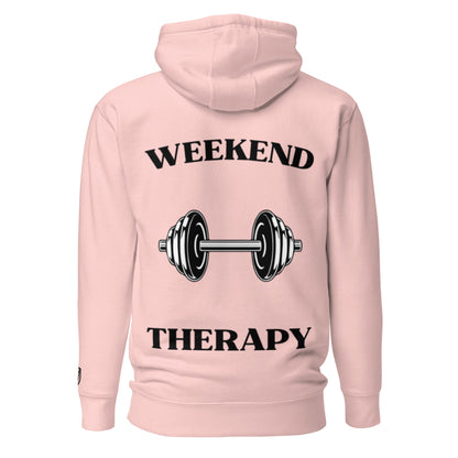 Weekend Therapy Weightlifting Hoodie – Heavy Dumbbell Edition by Weekend Therapy™ – Weekend Therapy Clothing