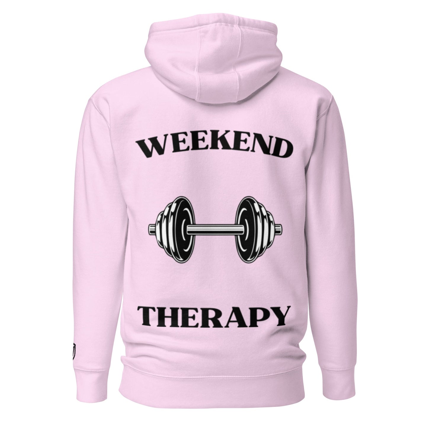 Weekend Therapy Weightlifting Hoodie – Heavy Dumbbell Edition by Weekend Therapy™ – Weekend Therapy Clothing