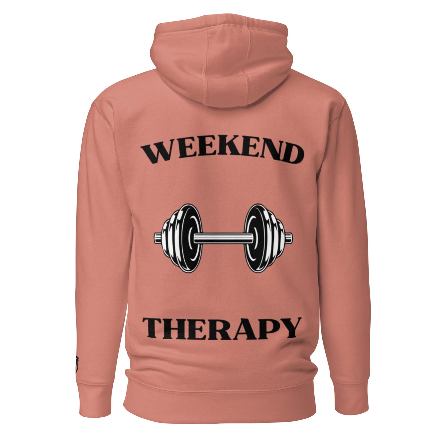 Weekend Therapy Weightlifting Hoodie – Heavy Dumbbell Edition by Weekend Therapy™ – Weekend Therapy Clothing