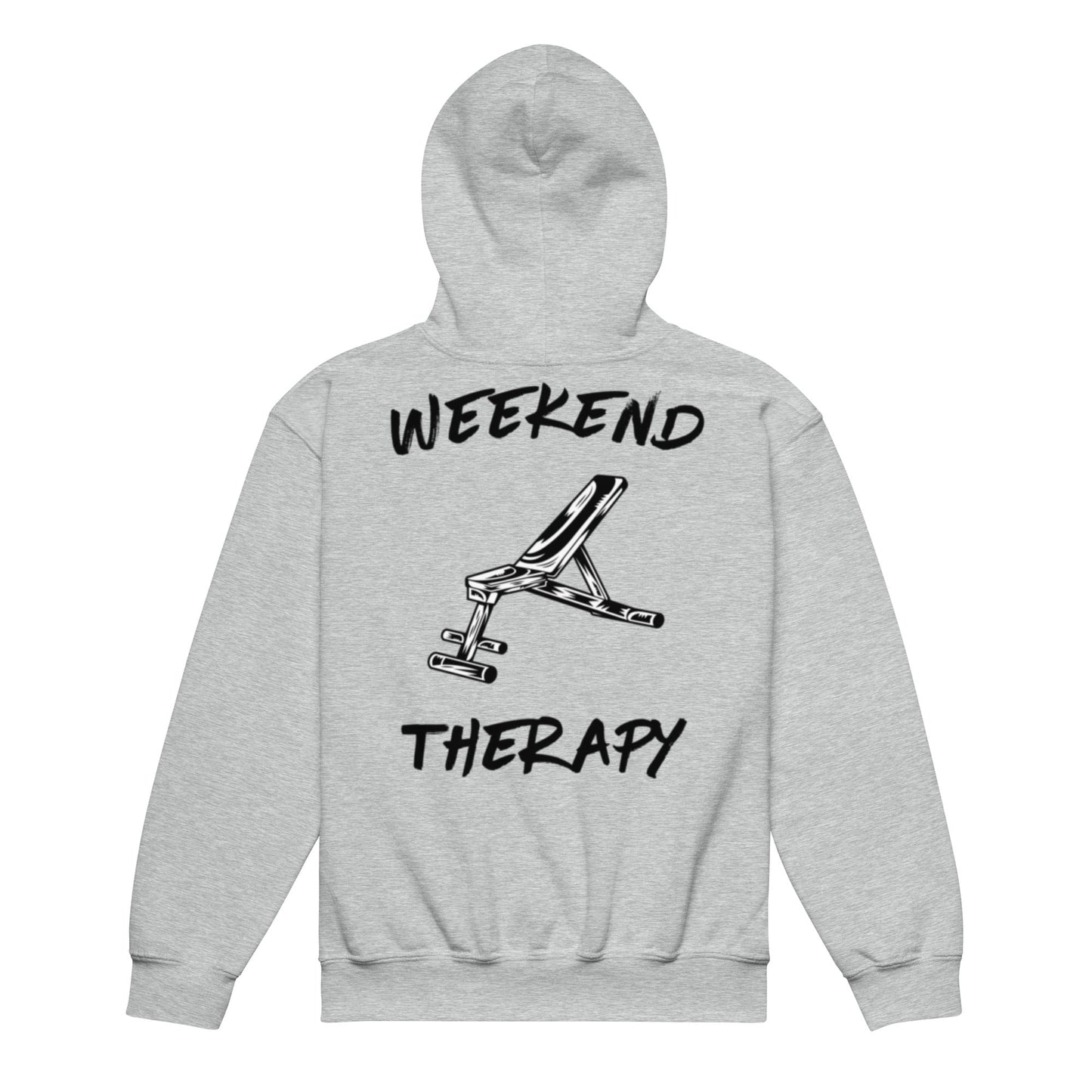 Weekend Therapy Weightlifting Hoodie – Incline Bench Edition by Weekend Therapy™ – Weekend Therapy Clothing