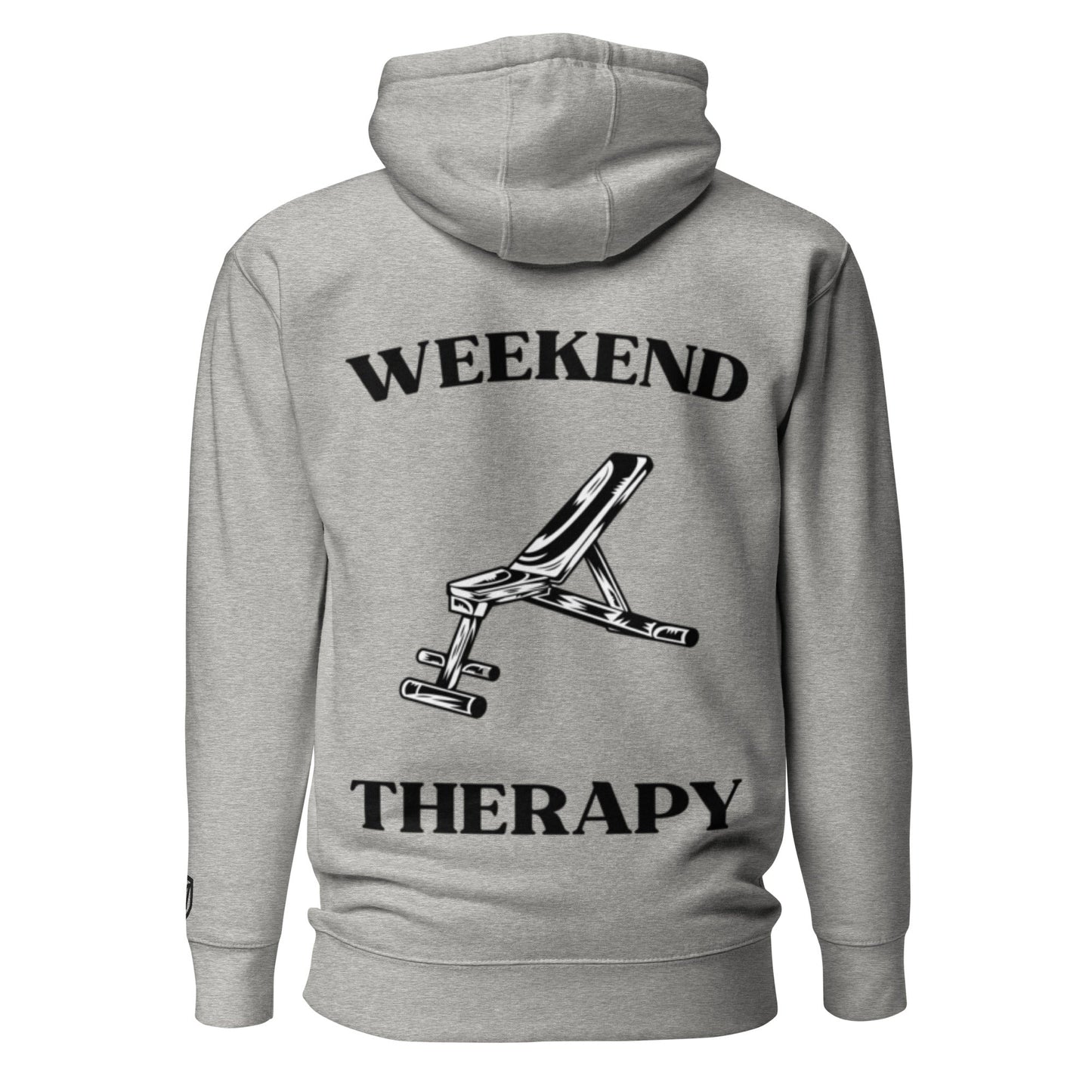 Weekend Therapy Weightlifting Hoodie – Incline Bench Edition by Weekend Therapy™ – Weekend Therapy Clothing