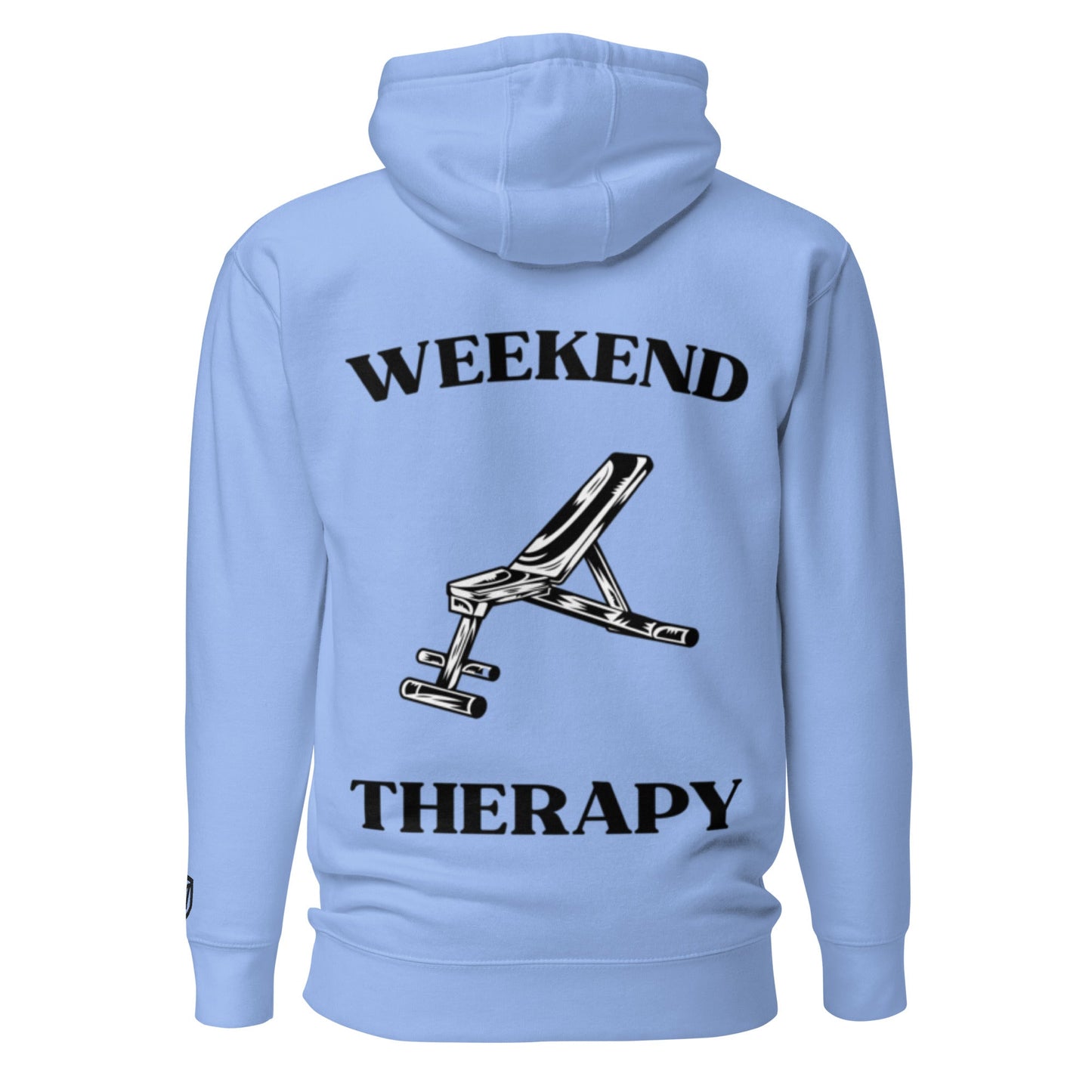 Weekend Therapy Weightlifting Hoodie – Incline Bench Edition by Weekend Therapy™ – Weekend Therapy Clothing