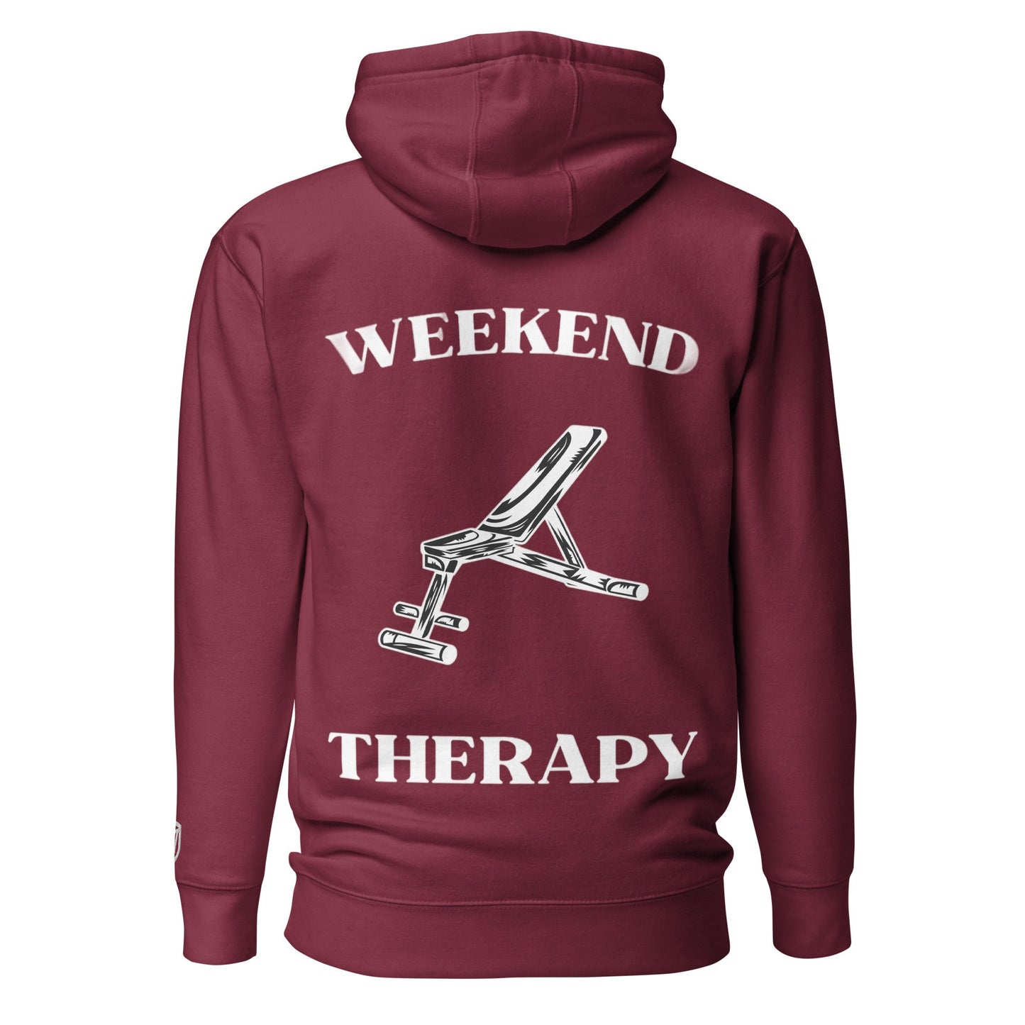 Weekend Therapy Weightlifting Hoodie – Incline Bench Edition by Weekend Therapy™ – Weekend Therapy Clothing