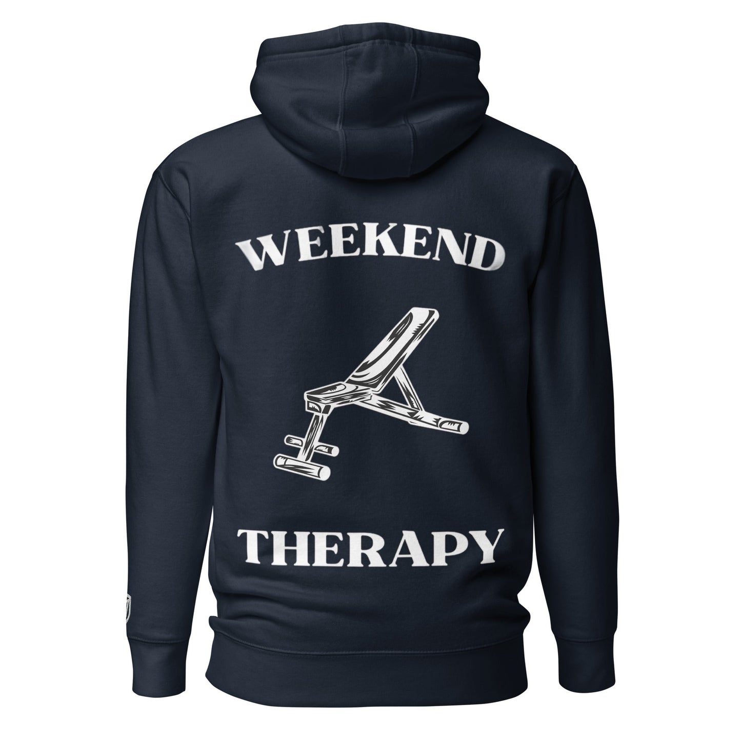 Weekend Therapy Weightlifting Hoodie – Incline Bench Edition by Weekend Therapy™ – Weekend Therapy Clothing