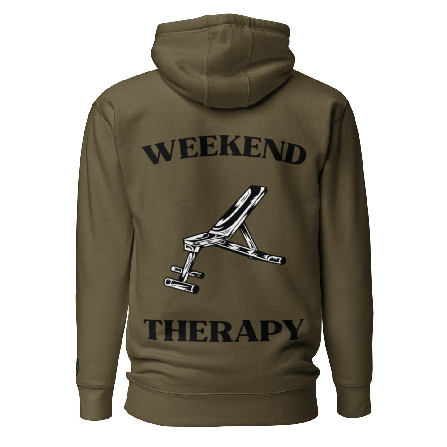 Weekend Therapy Weightlifting Hoodie – Incline Bench Edition by Weekend Therapy™ – Weekend Therapy Clothing