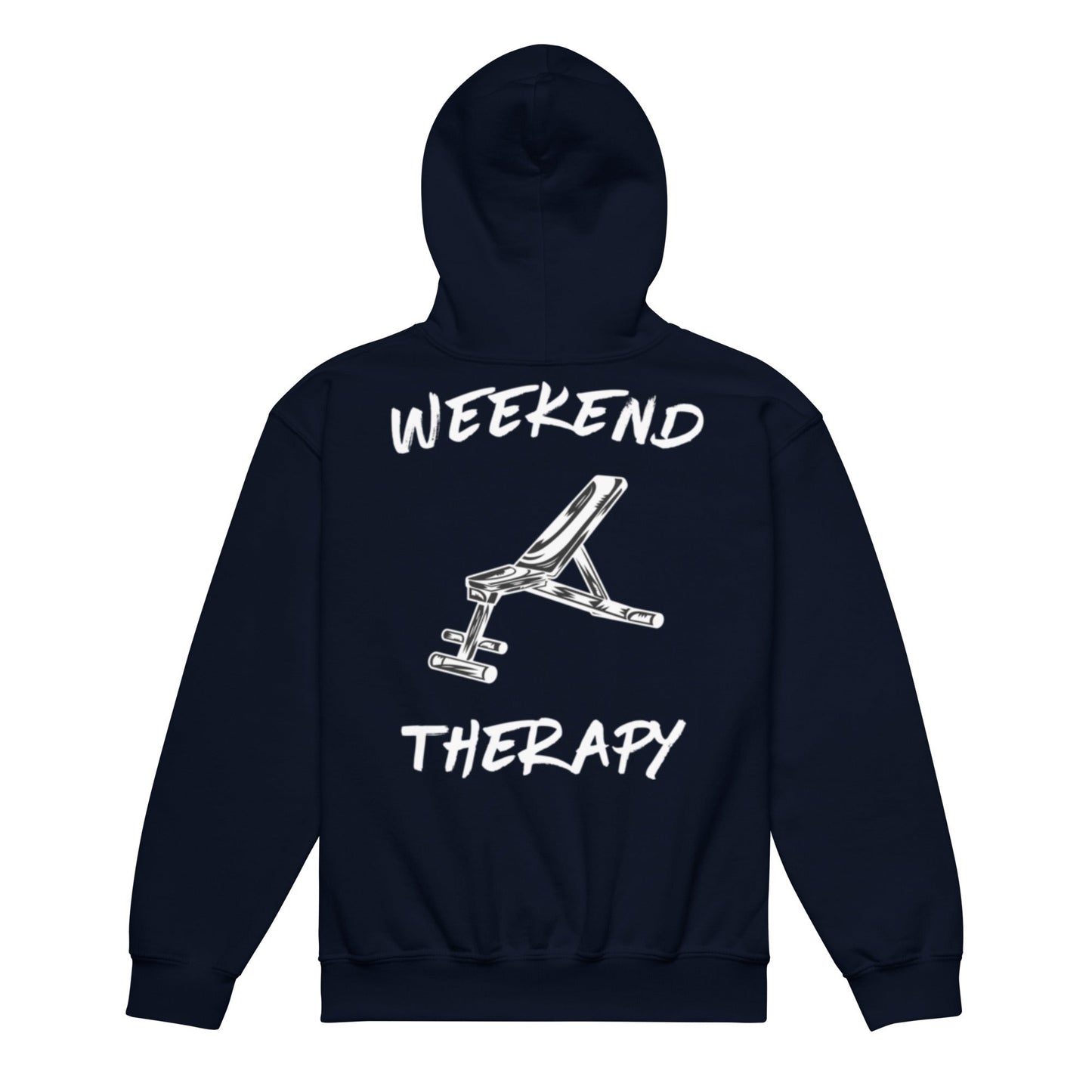Weekend Therapy Weightlifting Hoodie – Incline Bench Edition by Weekend Therapy™ – Weekend Therapy Clothing