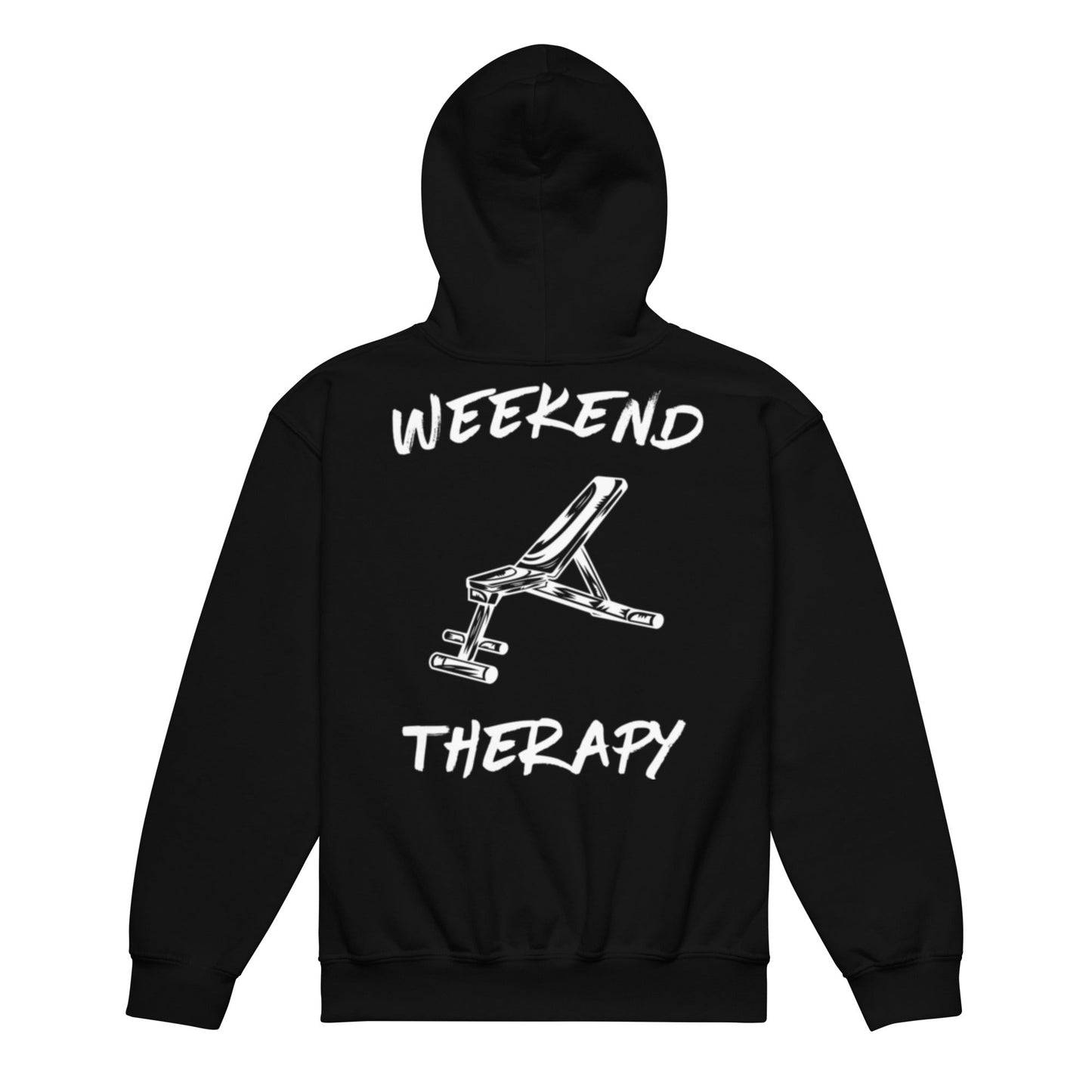 Weekend Therapy Weightlifting Hoodie – Incline Bench Edition by Weekend Therapy™ – Weekend Therapy Clothing