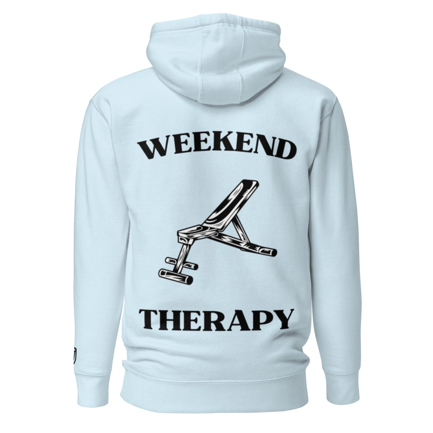 Weekend Therapy Weightlifting Hoodie – Incline Bench Edition by Weekend Therapy™ – Weekend Therapy Clothing