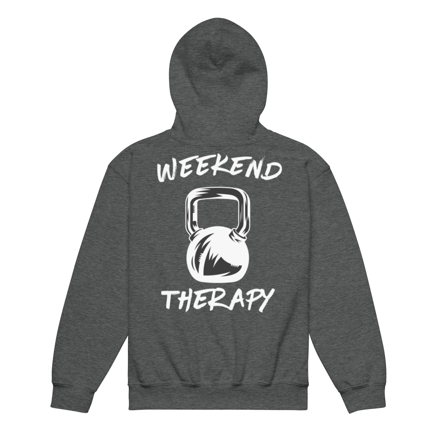 Weekend Therapy Weightlifting Hoodie – Kettlebell Edition by Weekend Therapy™ – Weekend Therapy Clothing