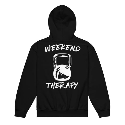 Weekend Therapy Weightlifting Hoodie – Kettlebell Edition by Weekend Therapy™ – Weekend Therapy Clothing