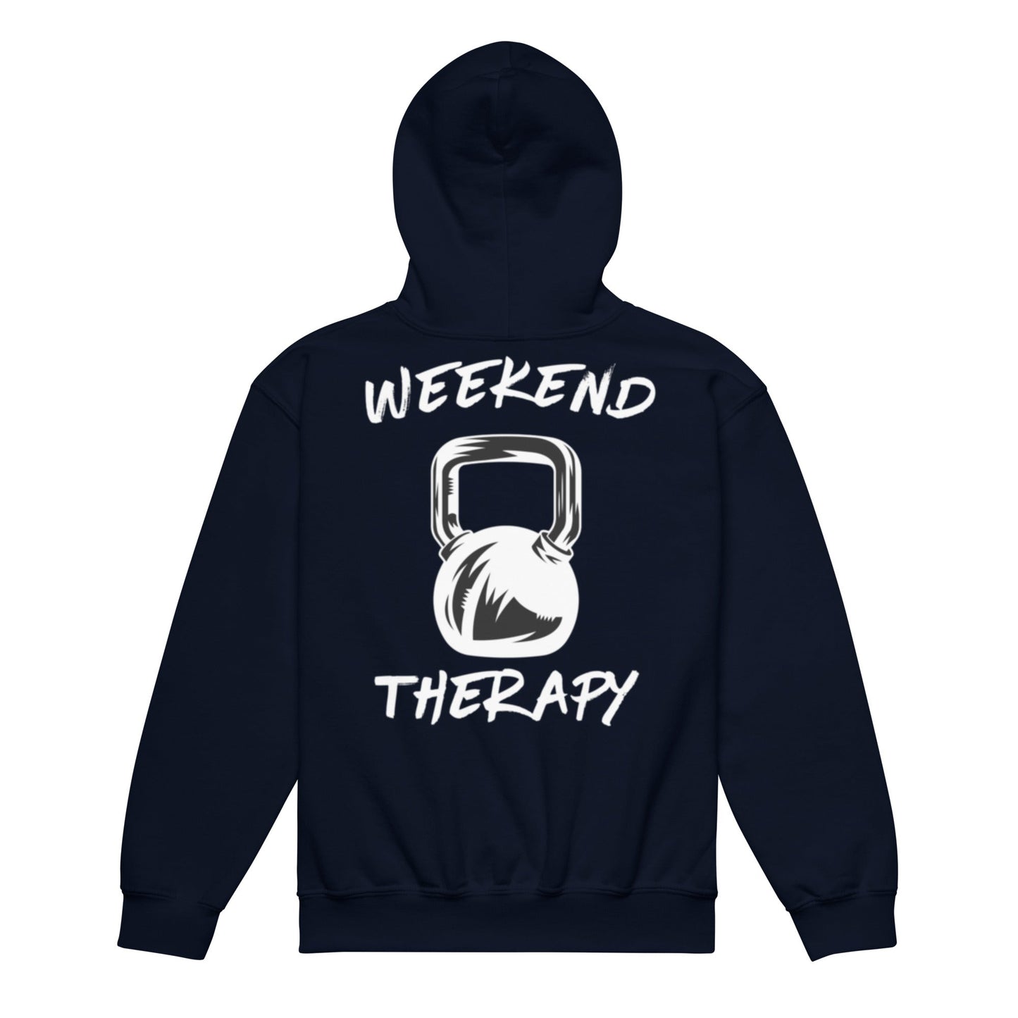 Weekend Therapy Weightlifting Hoodie – Kettlebell Edition by Weekend Therapy™ – Weekend Therapy Clothing