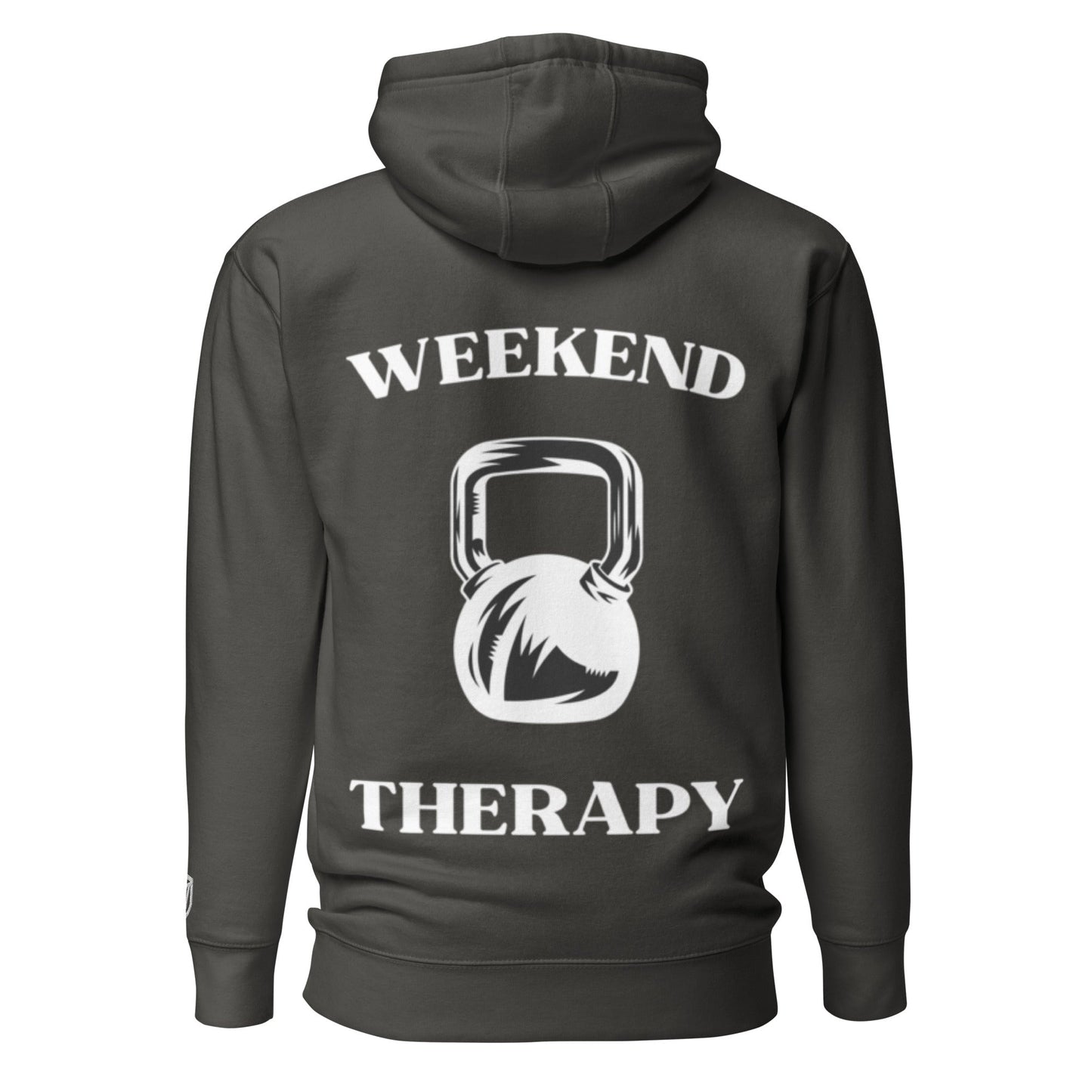 Weekend Therapy Weightlifting Hoodie – Kettlebell Edition by Weekend Therapy™ – Weekend Therapy Clothing