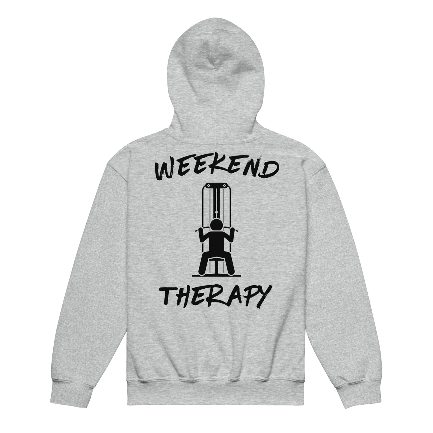 Weekend Therapy Weightlifting Hoodie – Lat Pulldown Edition by Weekend Therapy™ – Weekend Therapy Clothing