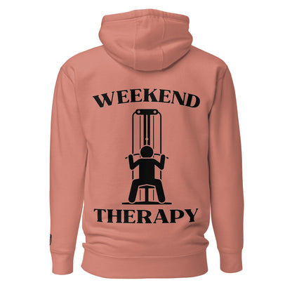 Weekend Therapy Weightlifting Hoodie – Lat Pulldown Edition by Weekend Therapy™ – Weekend Therapy Clothing