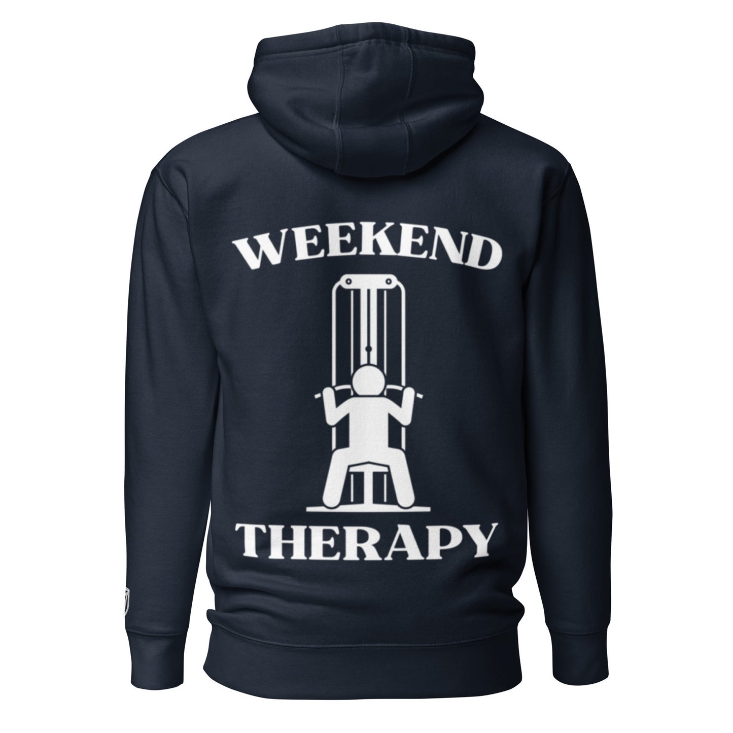 Weekend Therapy Weightlifting Hoodie – Lat Pulldown Edition by Weekend Therapy™ – Weekend Therapy Clothing