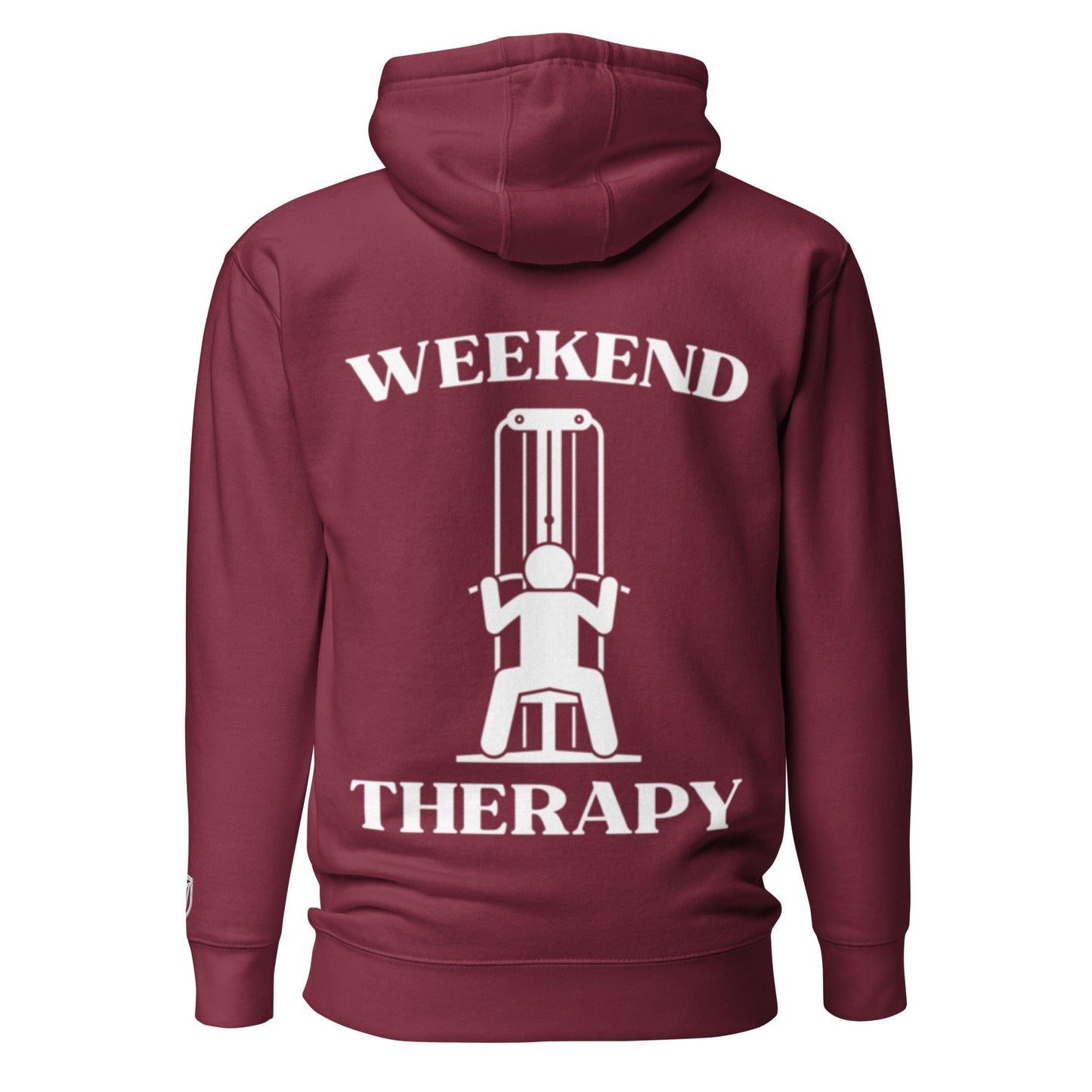 Weekend Therapy Weightlifting Hoodie – Lat Pulldown Edition by Weekend Therapy™ – Weekend Therapy Clothing