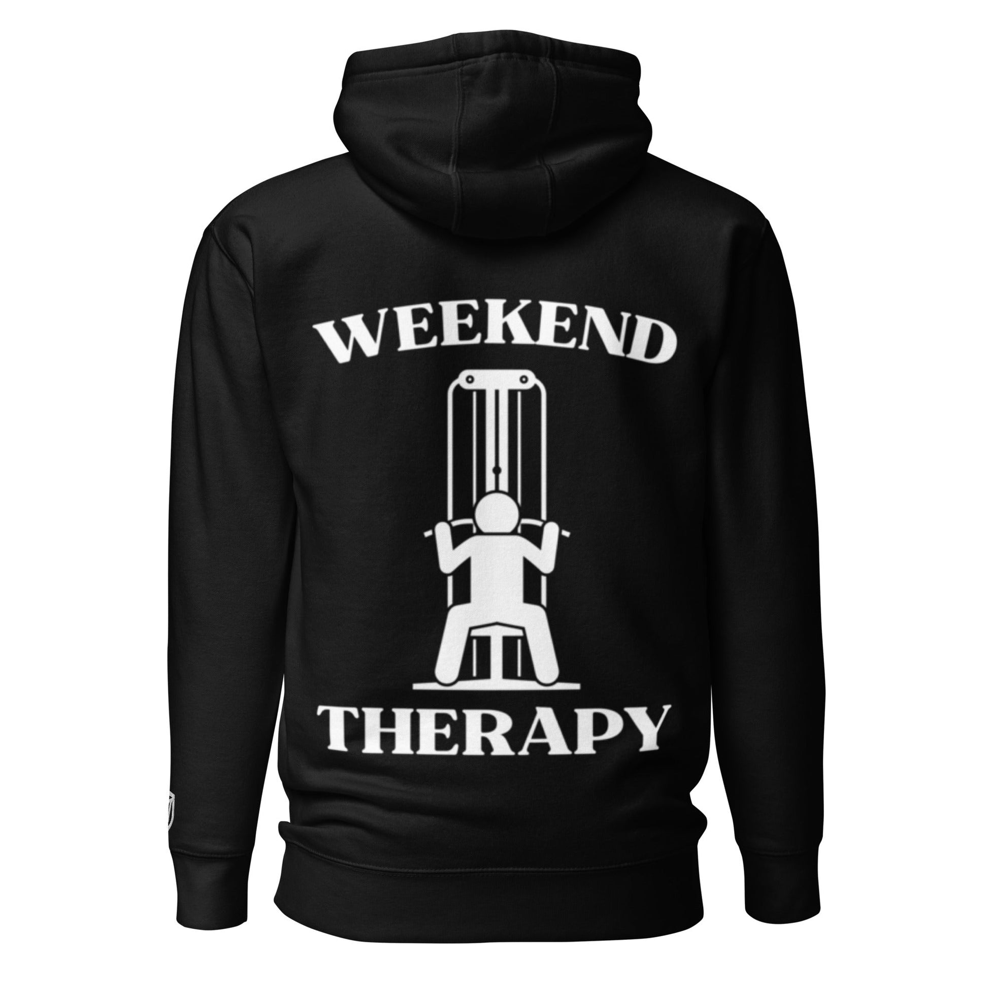 Weekend Therapy Weightlifting Hoodie – Lat Pulldown Edition by Weekend Therapy™ – Weekend Therapy Clothing