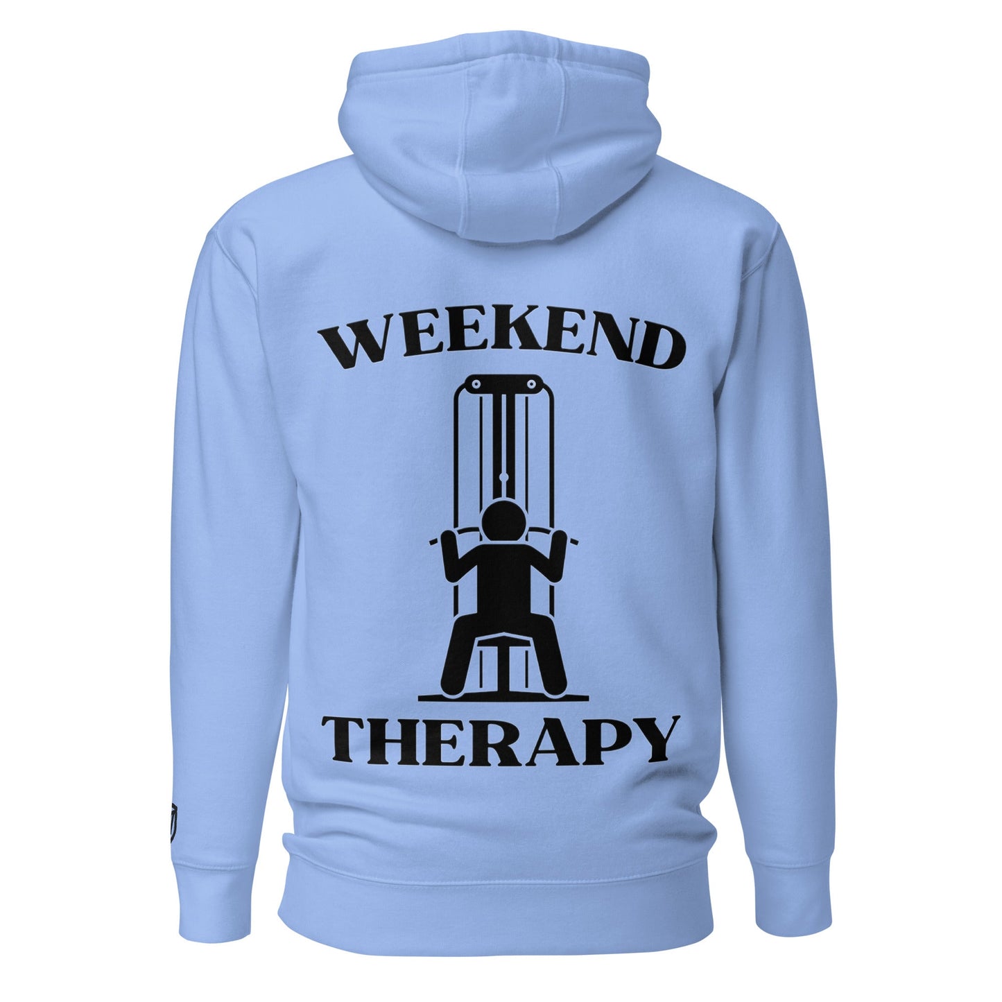 Weekend Therapy Weightlifting Hoodie – Lat Pulldown Edition by Weekend Therapy™ – Weekend Therapy Clothing