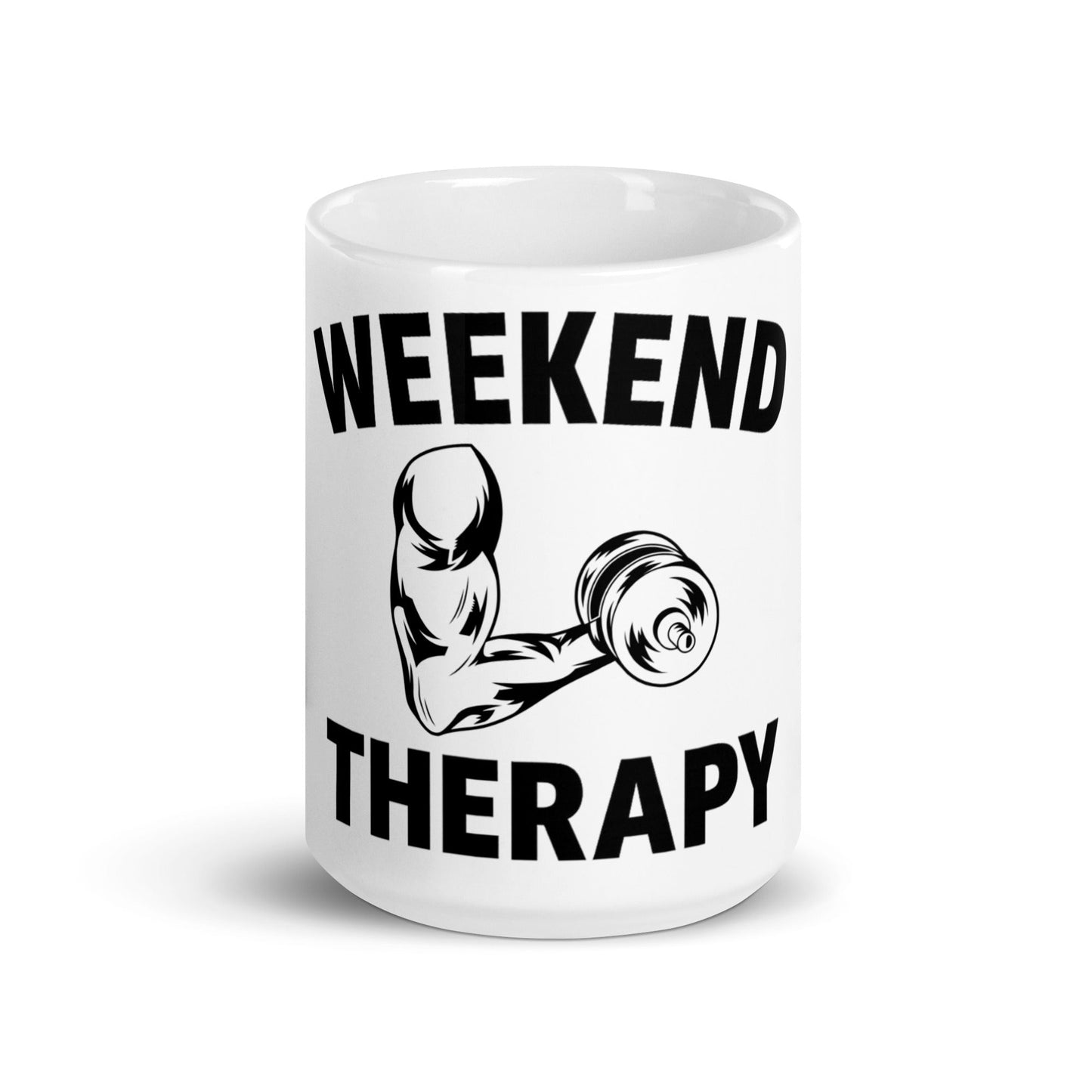 Weekend Therapy Weightlifting Mug – Curl Edition by Weekend Therapy™ – Weekend Therapy Clothing