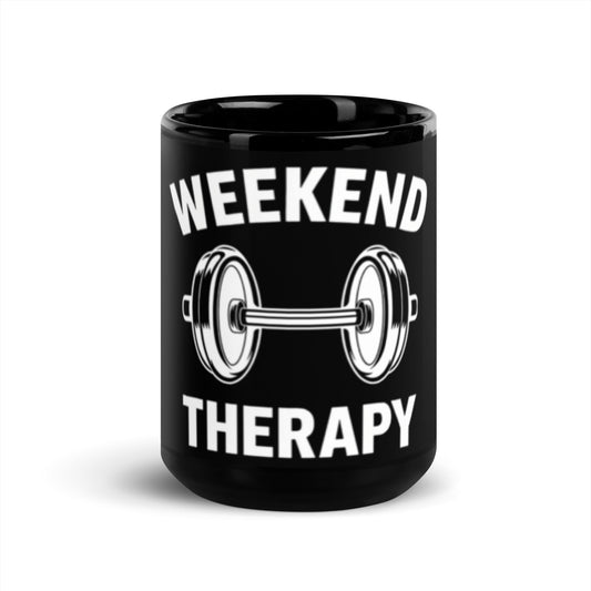 Weekend Therapy Weightlifting Mug – Dumbbell Edition by Weekend Therapy™ – Weekend Therapy Clothing