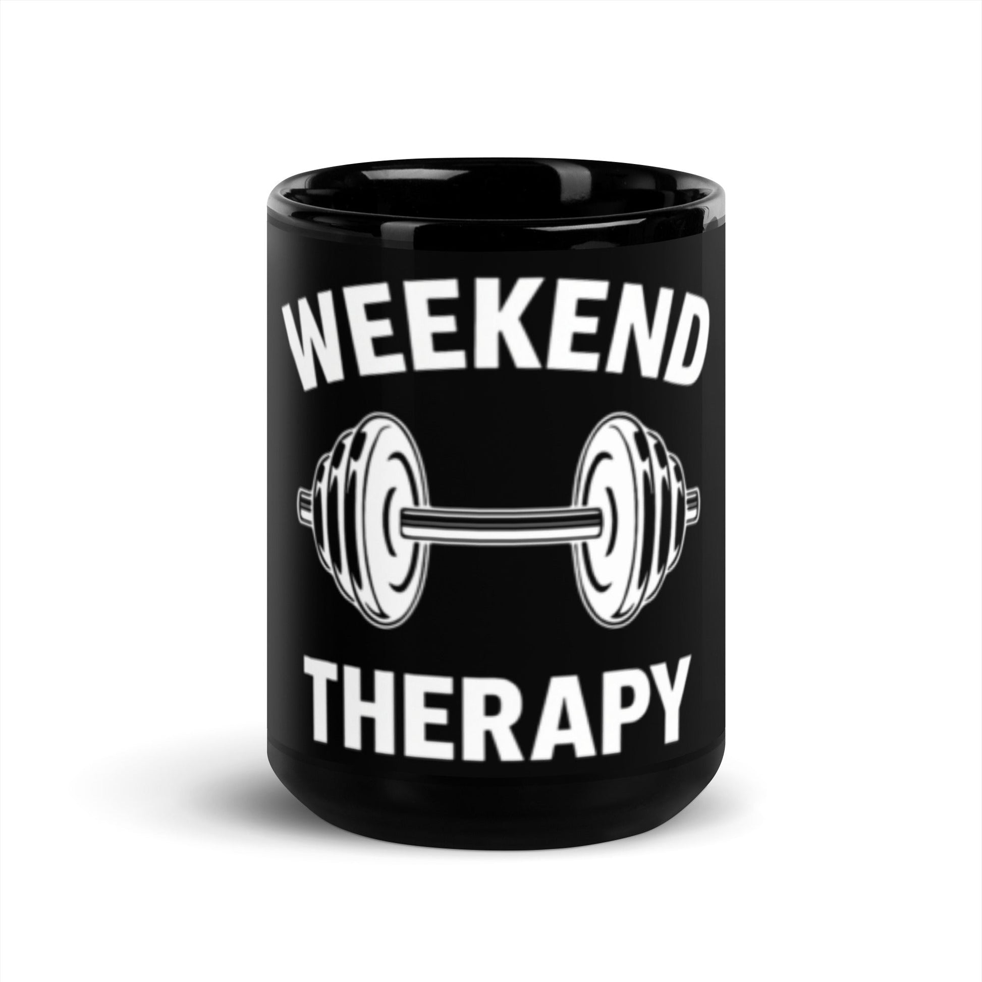 Weekend Therapy Weightlifting Mug – Heavy Dumbbell Edition by Weekend Therapy™ – Weekend Therapy Clothing