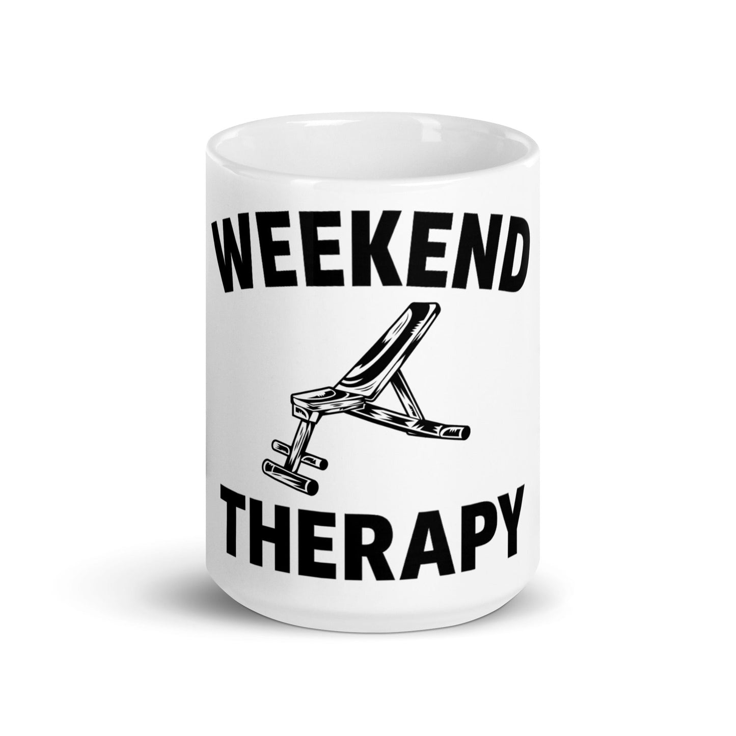 Weekend Therapy Weightlifting Mug – Incline Bench Edition by Weekend Therapy™ – Weekend Therapy Clothing