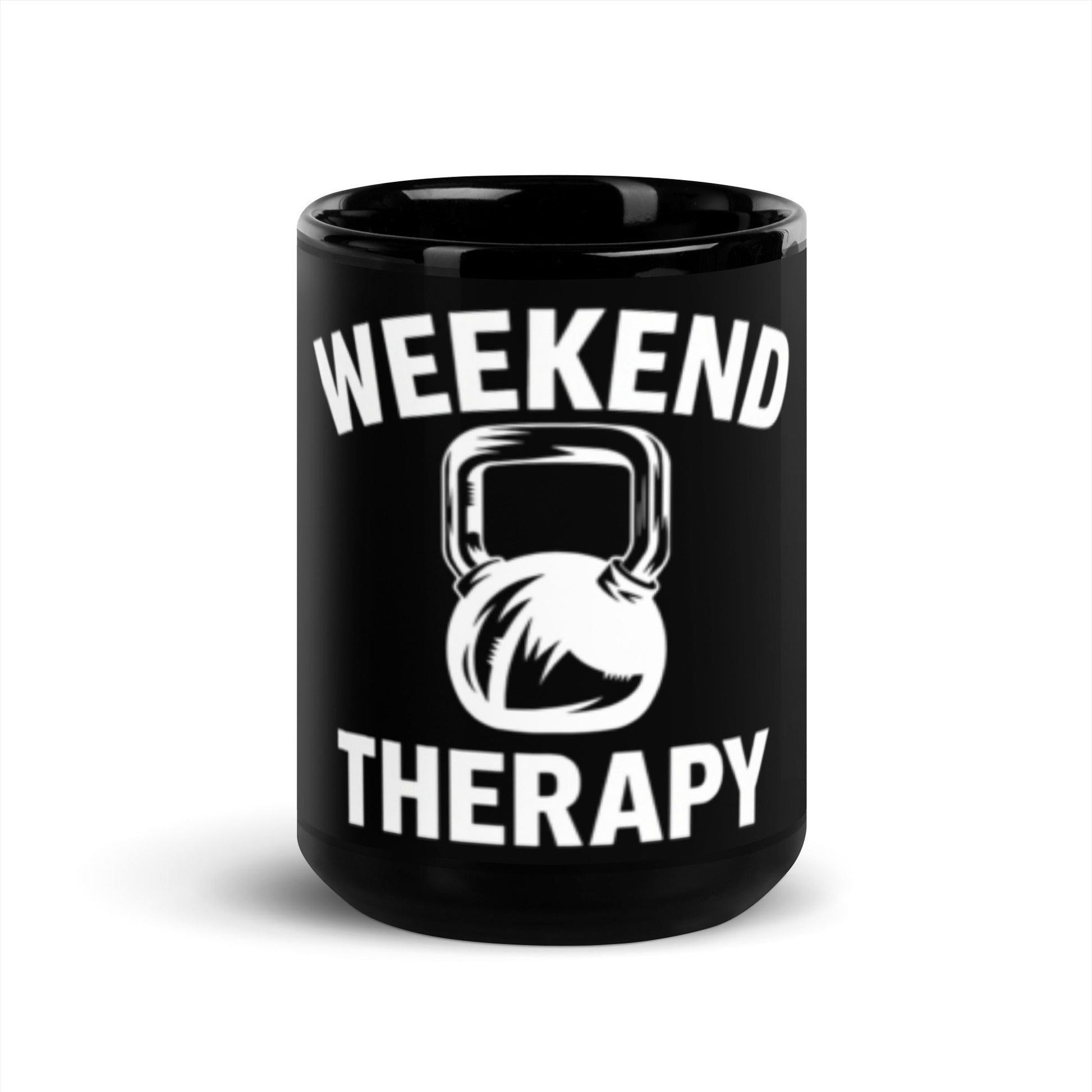 Weekend Therapy Weightlifting Mug – Kettlebell Edition by Weekend Therapy™ – Weekend Therapy Clothing