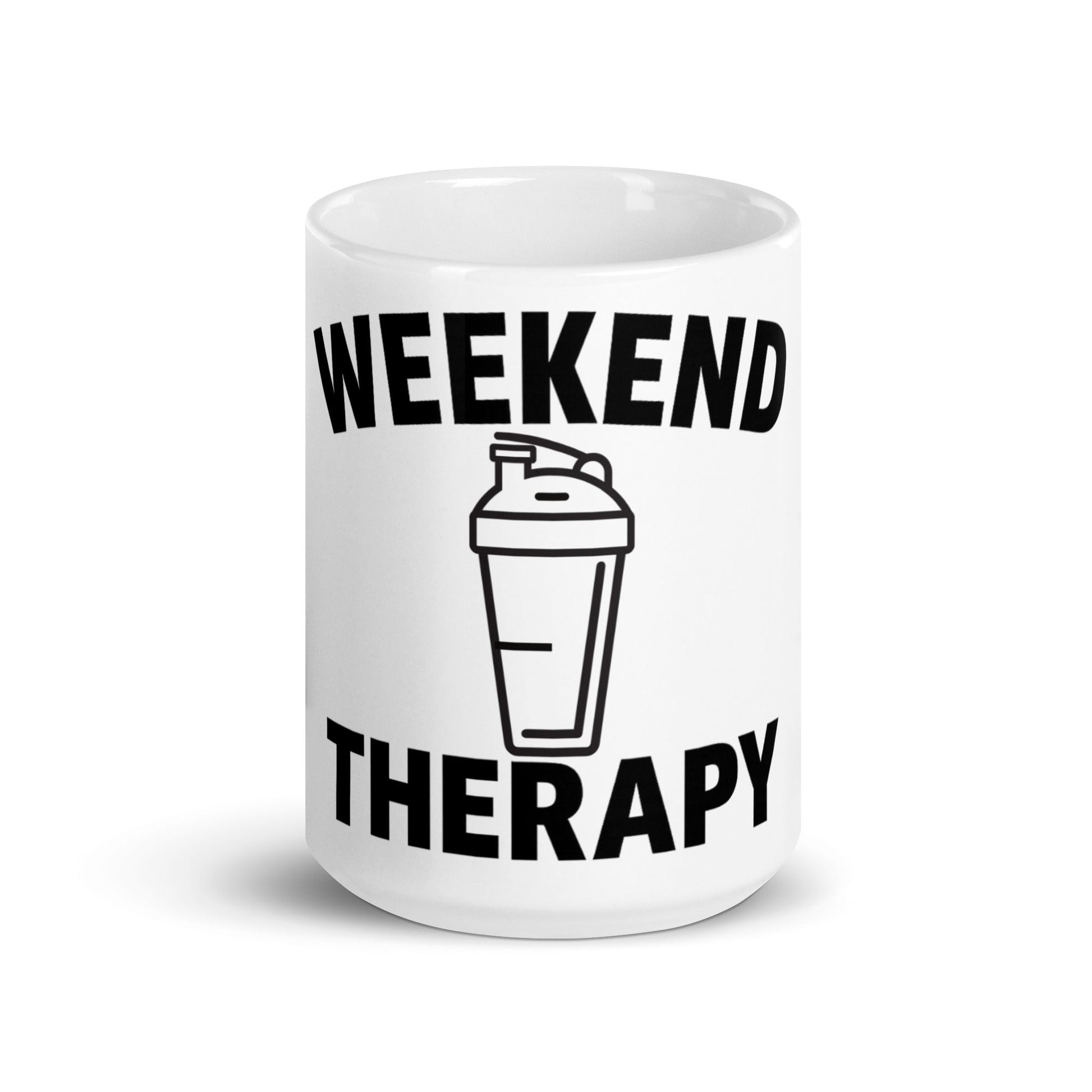 Weekend Therapy Weightlifting Mug – Shaker Edition by Weekend Therapy™ – Weekend Therapy Clothing
