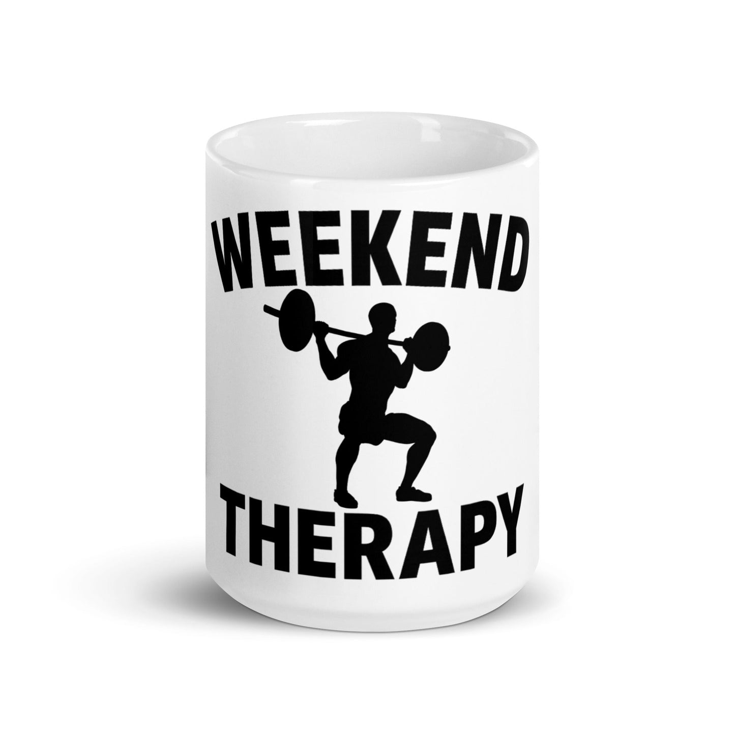 Weekend Therapy Weightlifting Mug – Squat Edition by Weekend Therapy™ – Weekend Therapy Clothing